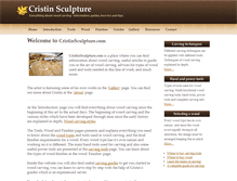Tablet Screenshot of cristinsculpture.com